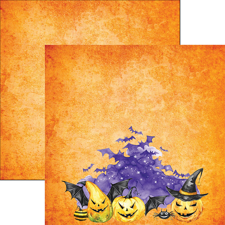 750x750 Reminisce Watercolor Halloween Night Paper