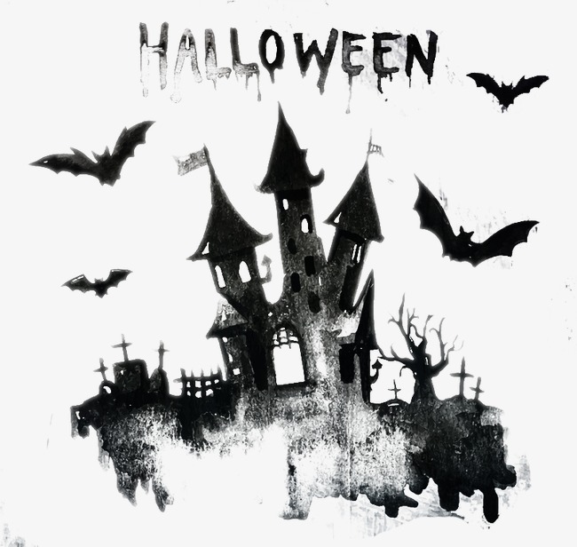 650x616 Halloween Castle, Watercolor, Halloween, Castle Png And Vector For