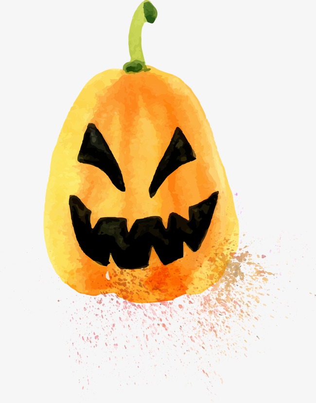 650x828 Halloween Pumpkin Watercolor, Halloween Vector, Pumpkin Vector