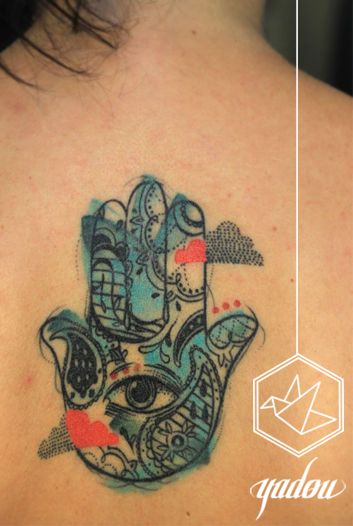 353x526 Watercolor Hamsa. Body Art Watercolor, Tattoo And