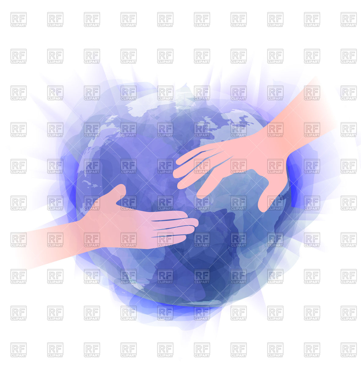 1181x1200 Help Hands In Watercolor Style Vector Image Vector Artwork Of