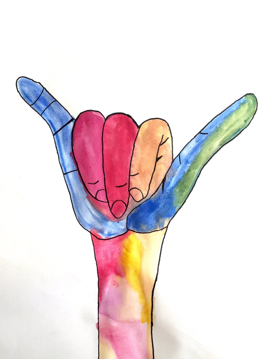 900x1200 Kristine Emerson On Twitter Grade 6 Watercolor Hands