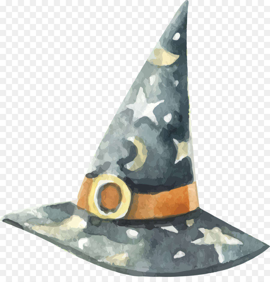 900x940 Hat Witchcraft Boszorkxe1ny Watercolor Painting