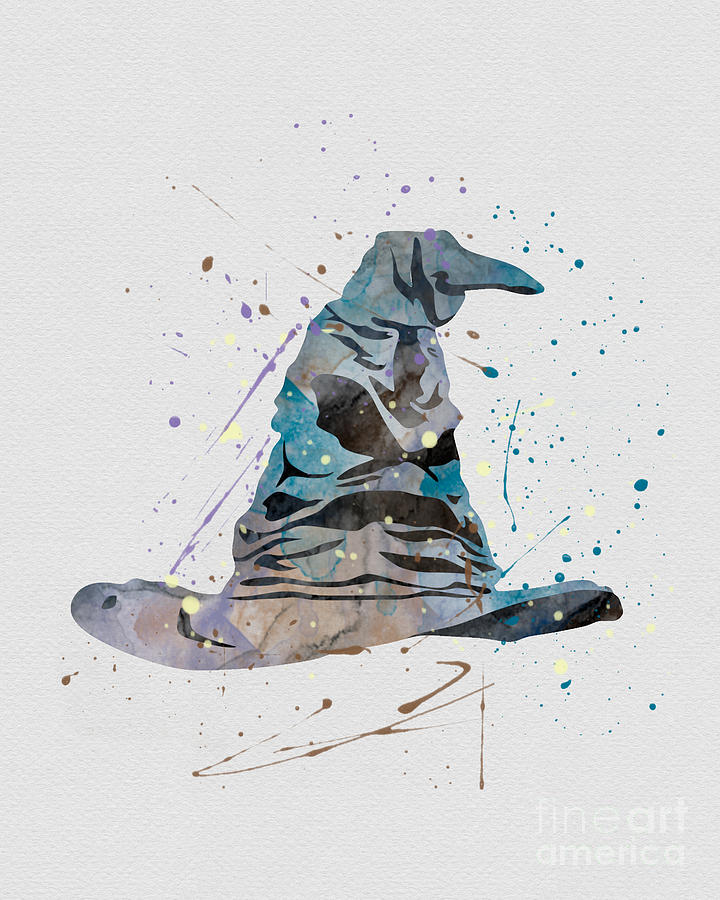 720x900 Sorting Hat Watercolor Digital Art By Vivid Editions