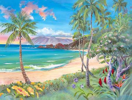 450x340 Hawaii Painting New Watercolor Painting Painting Ideas
