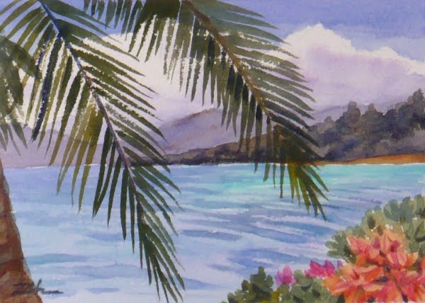 600x428 Zeh Original Art Blog Watercolor And Oil Paintings Coconut Island