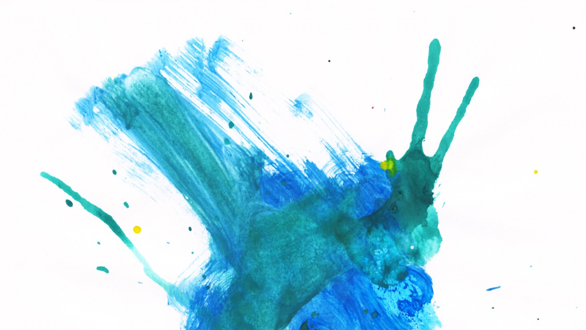 1920x1080 Hd Watercolor Blue Wallpaper.wiki