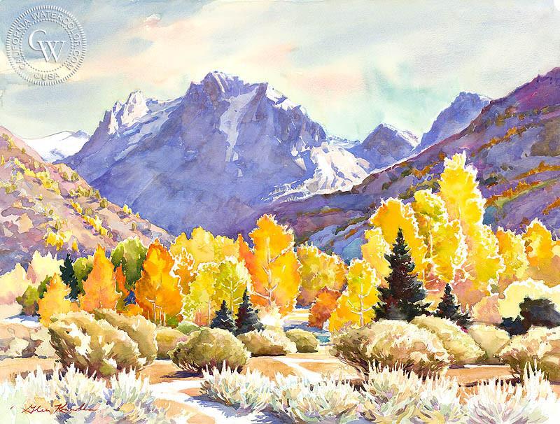 800x606 That Calendar Afternoon, Watercolor Art By Glen Knowles