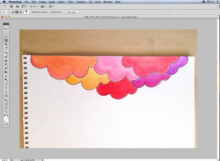700x513 How To Create A Killer Watercolor Header Using Crayola Paints And