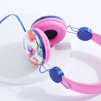 345x345 Merkury Innovations Watercolor Floral Headphones With Mic
