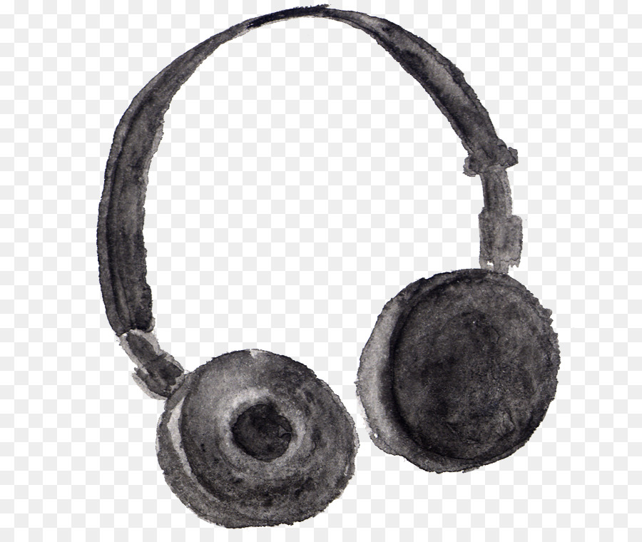 900x760 Camera Drawing Headphones Watercolor Painting