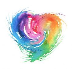 Watercolor Heart Painting