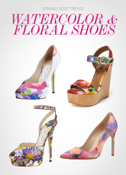 418x582 Spring 2013 Trends Watercolor Amp Floral Shoes Ladylux
