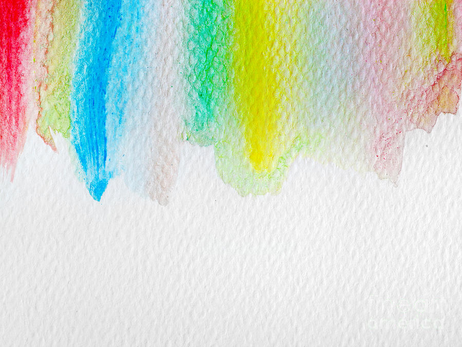 900x676 Colorful Stripes Watercolor Paint On Canvas. Super High Resolution