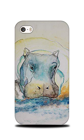 330x550 Watercolor Hippo Hippopotamus Hard Phone Case Cover