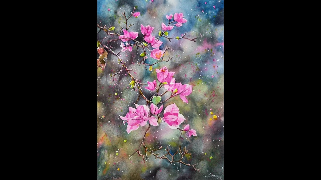 1280x720 Watercolor Tutorial Hoa