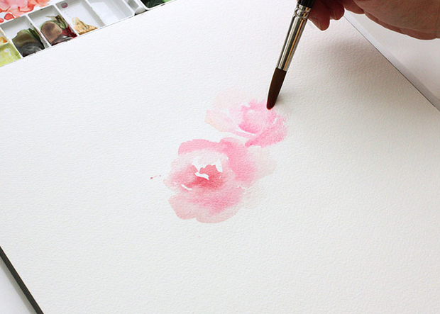 620x443 Watercolor Tutorial Part 2 Blending