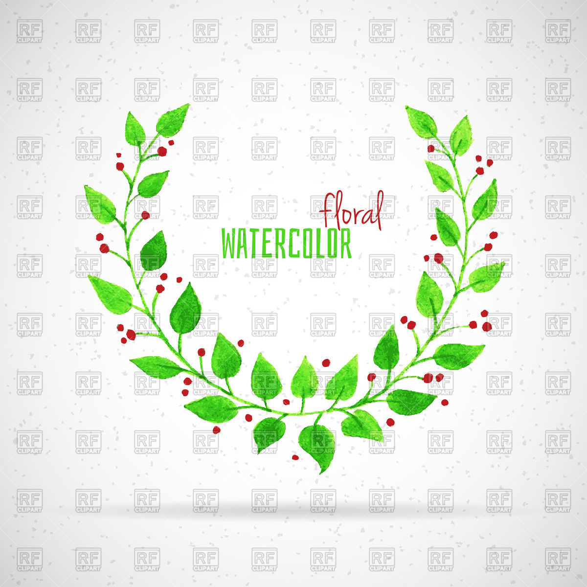 1200x1200 Floral Frame With Branch With Leaves