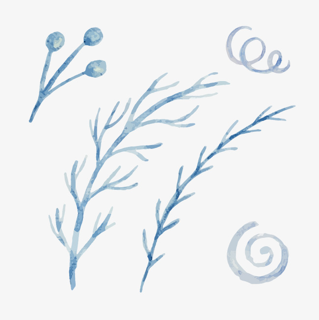 650x651 Watercolor Style Vector Illustration Leaves Haugesund, Watercolor