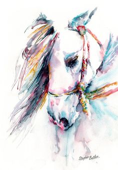 Watercolor Horse