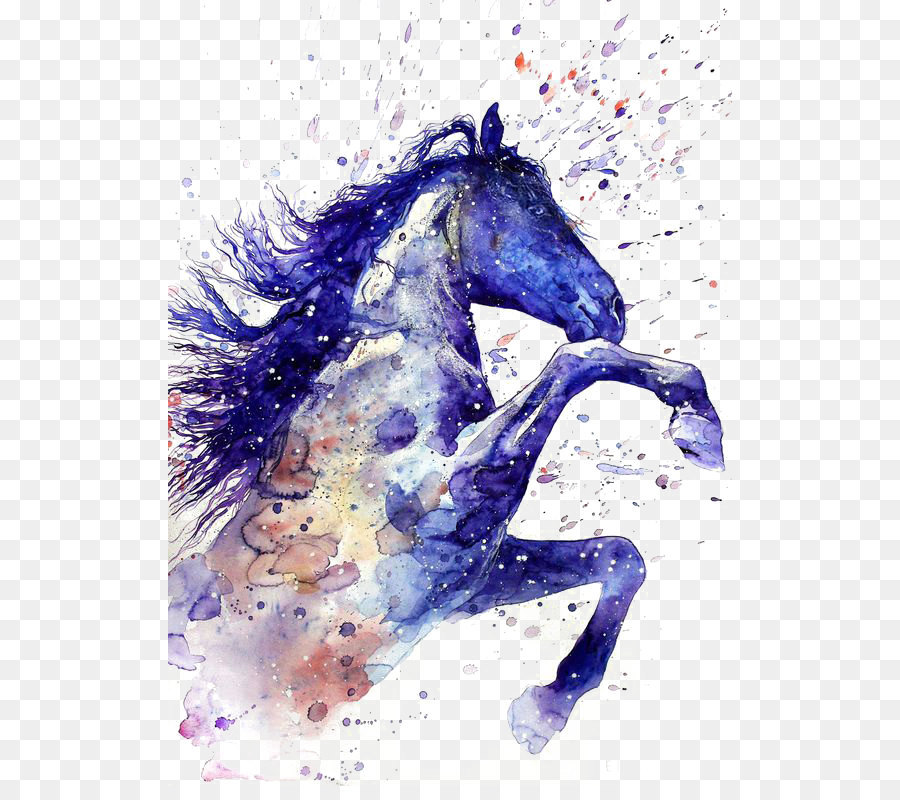 900x800 Horse Watercolor Painting Tattoo Drawing