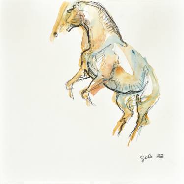 375x375 Original Horse Watercolor Paintings For Sale Saatchi Art