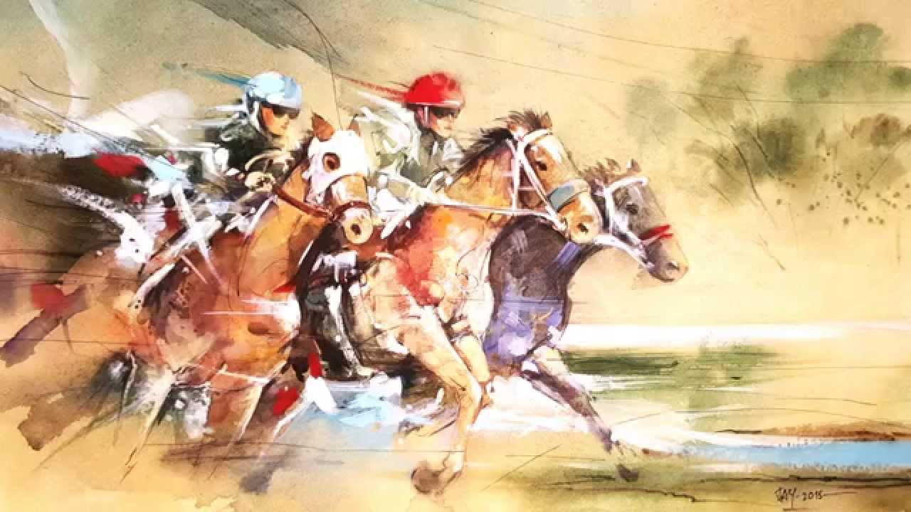 1280x720 Horse Racing