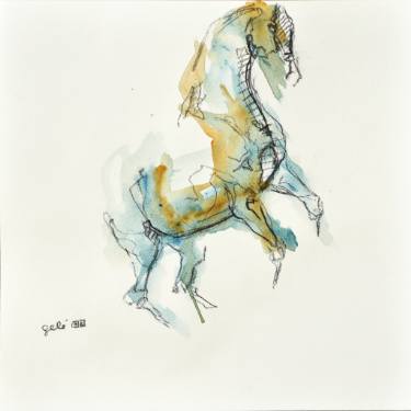 375x375 Original Horse Watercolor Paintings For Sale Saatchi Art