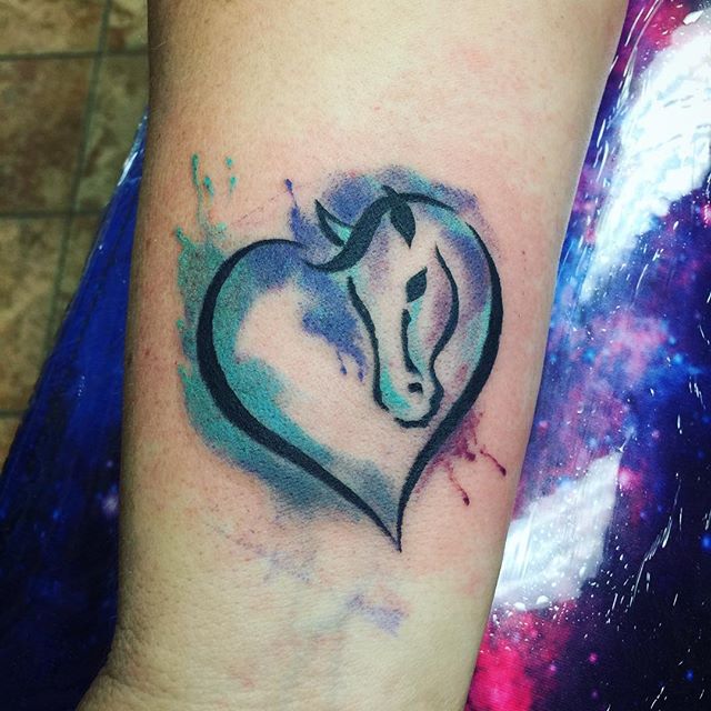 640x640 Horse Tattoo Watercolor Horse Tattoo