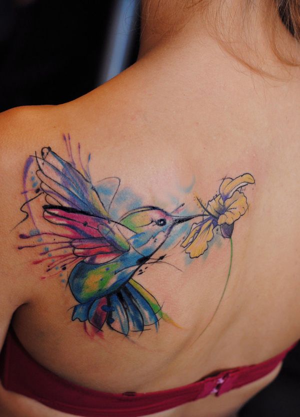 600x833 55 Amazing Hummingbird Tattoo Designs Bird Tattoos