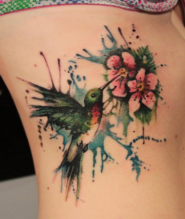 600x709 55 Amazing Hummingbird Tattoo Designs Art And Design