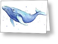 226x170 Humpback Whale Watercolor Painting By Olga Shvartsur