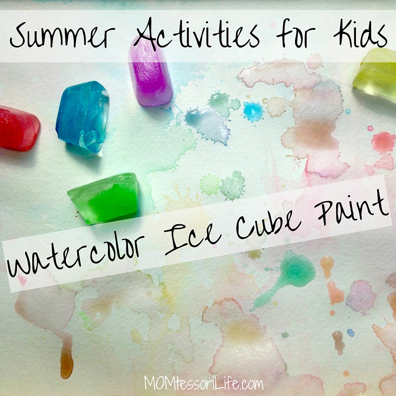 800x800 Summer Activities For Kids Watercolor Ice Cube Paint