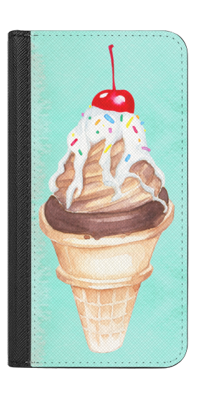 282x560 Watercolor Ice Cream Cone Cherry Casetify