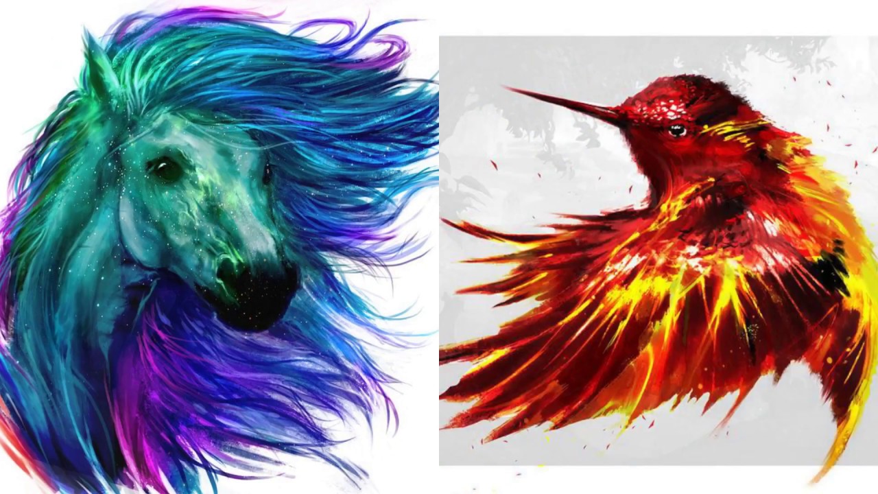 1280x720 Amazing Painting With Watercolor By Creative Shimhaq98 ( Creative