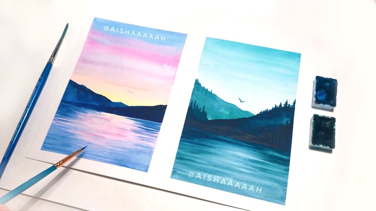 1280x720 Nature Watercolor Painting Tutorial Watercolor Ideas For