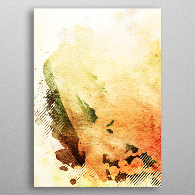 640x640 Watercolor Illusion 1. Abstrac... By Pia Schneider Displate