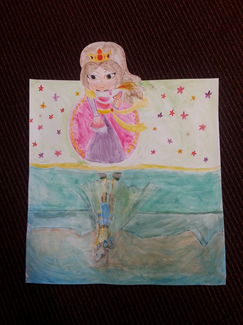 774x1032 Watercolor Illusion Painting