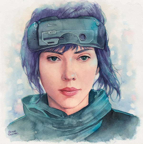 600x604 Amazing Watercolor Portrait Illustrations By Hector Trunnec