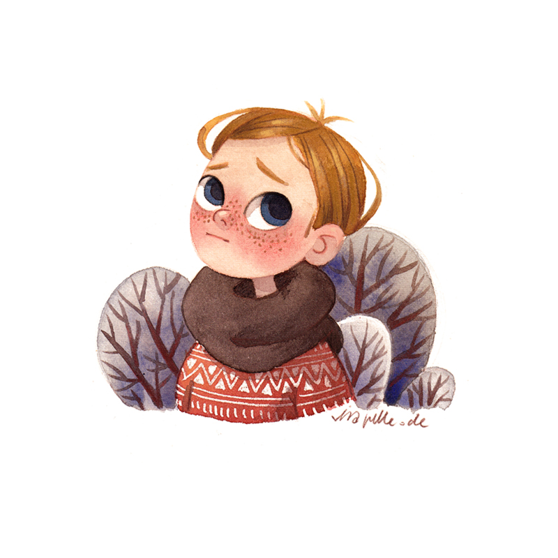 800x800 Watercolor Illustrations With Personality By Iraville