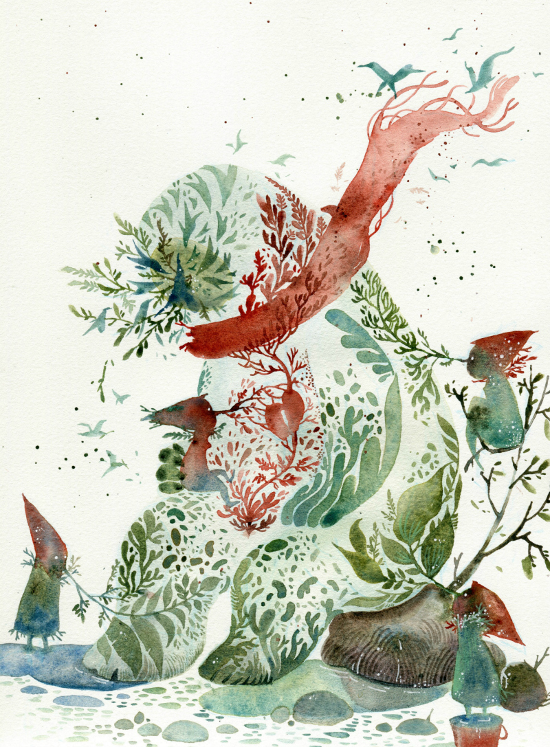 800x1087 Bring Life Into Your Art Watercolor Illustration, Wet Into Wet On