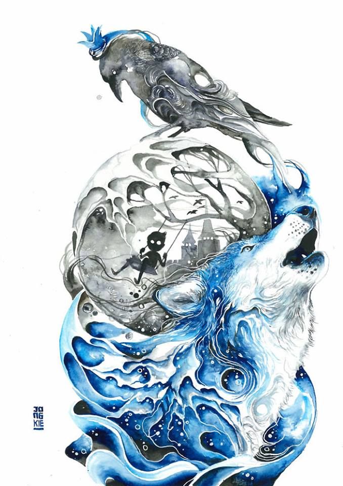 678x960 Expressive Watercolor Illustrations By Jongkie Art Www