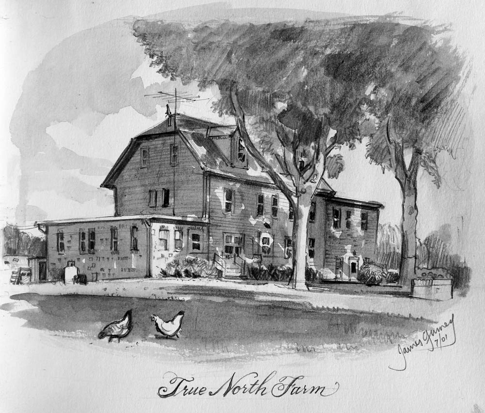 1000x853 Gurney Journey Pencil And Watercolor Wash