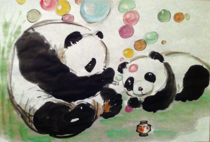 877x596 Teaching Kids Chinese Watercolor Techniques Xiang Li Art
