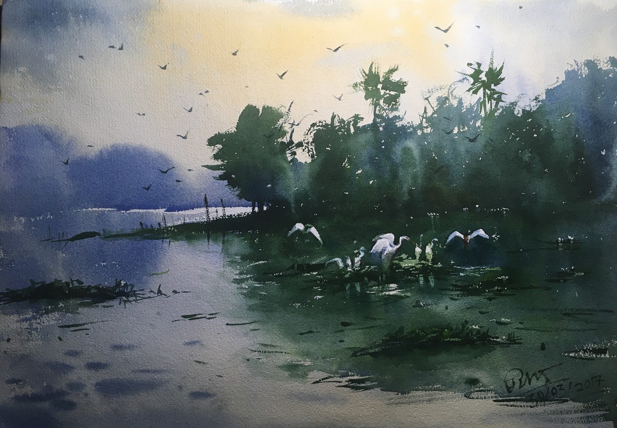 1200x834 Watercolor Painting