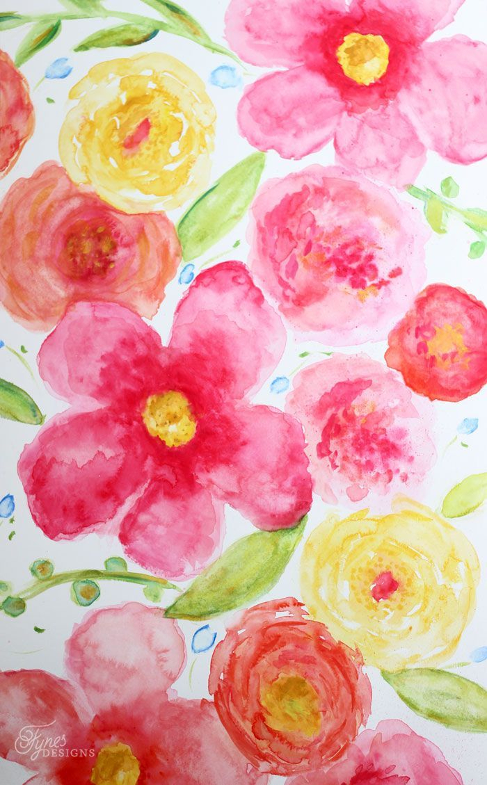 700x1129 Simple Watercolor Painting Ideas Beginner Floral Watercolor