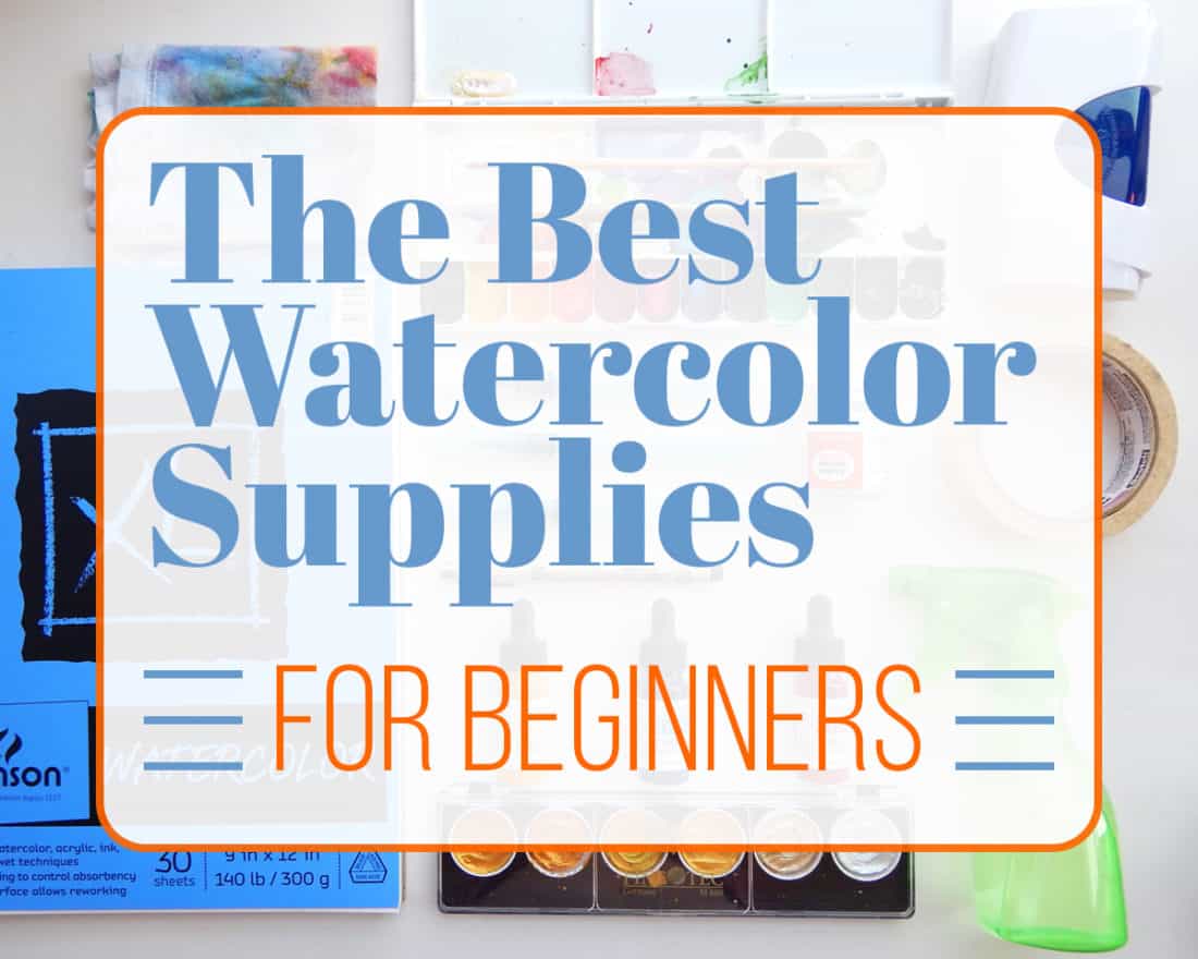 1100x880 The Best Watercolor Supplies For Beginners