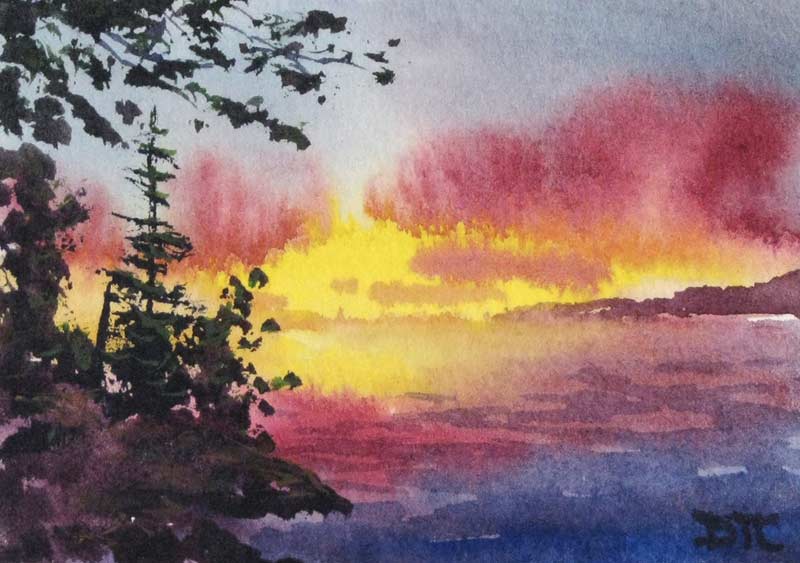 800x563 Artist Derek Collins Blog, Modern Impressionist Landscape