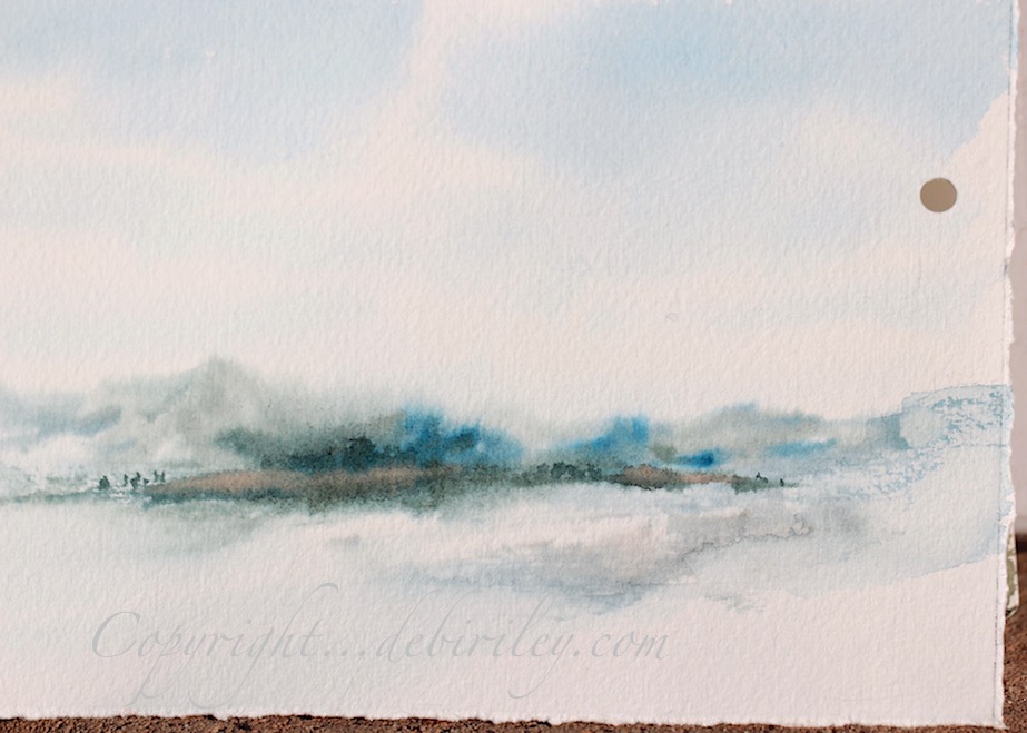 923x659 Chilled And Cool, Impressionist Landscape Debi Riley