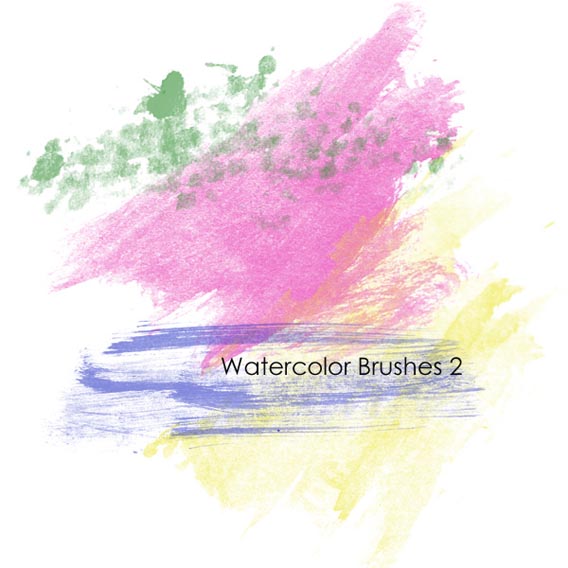 568x568 Water Color Brushes Illustrator